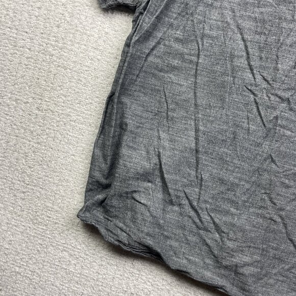 Hurley Shirt Mens Grey Summer Button Down Short Sleeve Collared Size XL Beach - Picture 14 of 14